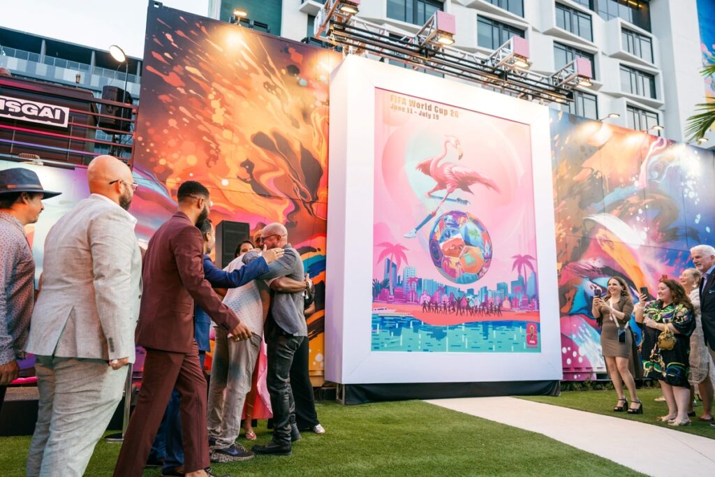 Maranhense é autor do pôster oficial de Miami na Copa 2026