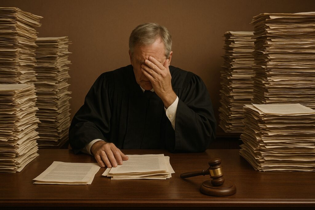 Judiciário brasileiro enfrenta congestionamento crítico