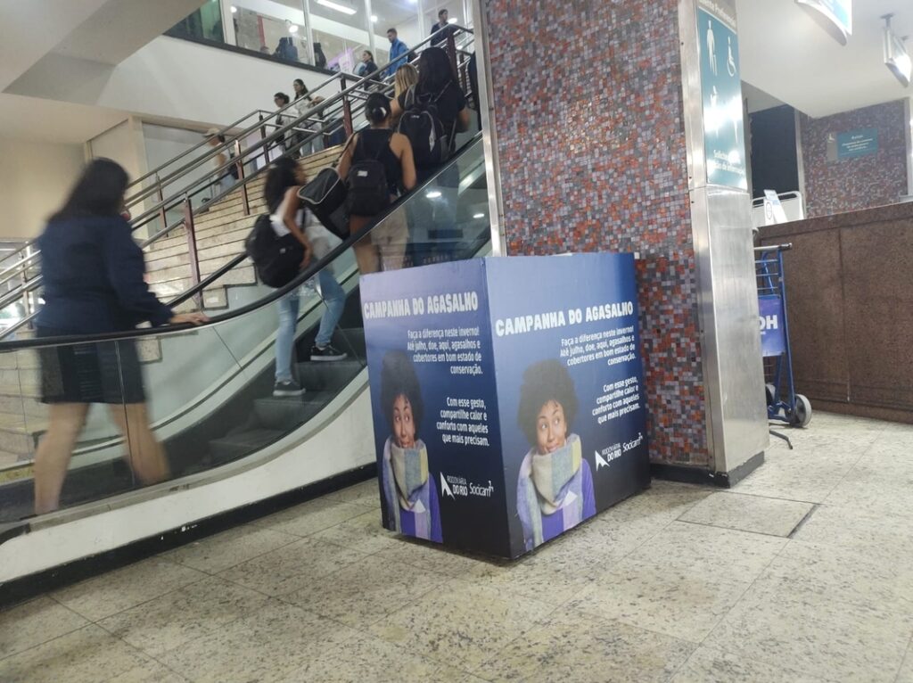 Campanha do Agasalho 2025 começa na Rodoviária do Rio