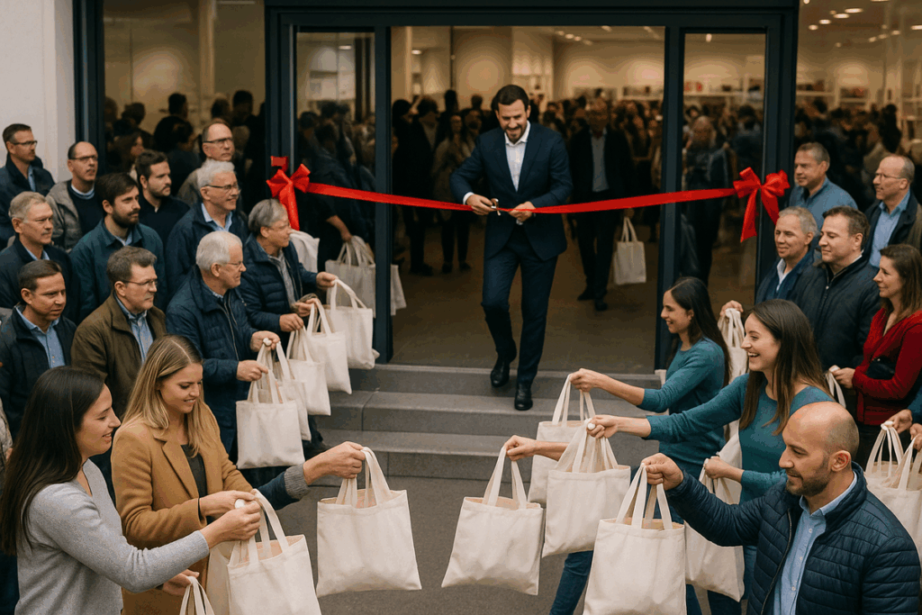 Brindes personalizados criam vínculo em inaugurações