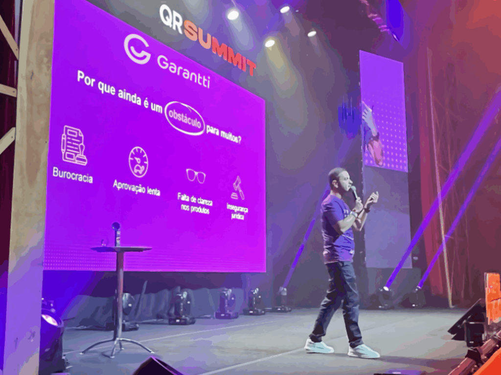 Garantti apresenta soluções durante o QR Summit 2025