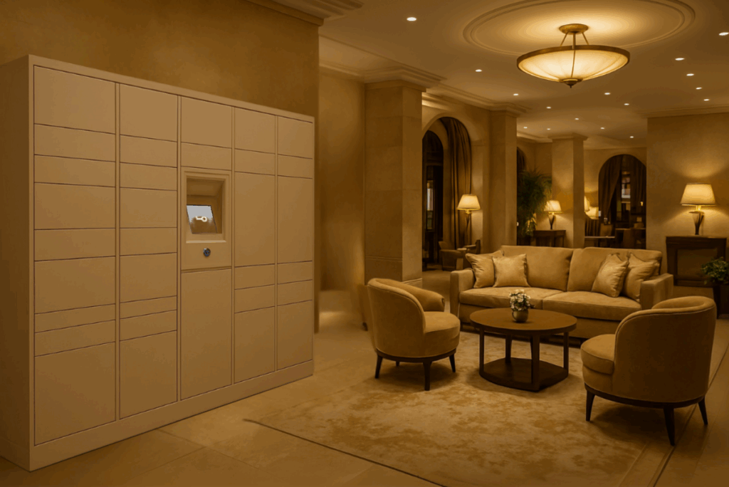 Lockers inteligentes otimizam gestão de bagagens em hotéis