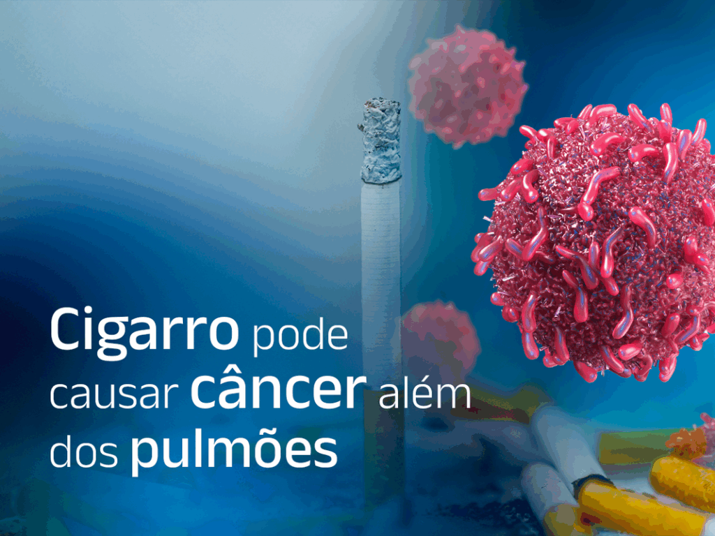 Cigarro pode causar câncer além dos pulmões