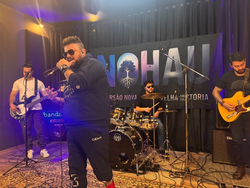 Nohau participa do Showlivre com Japinha e Marcelo Mancini