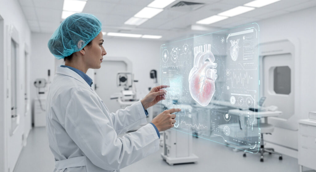 IA em exames médicos amplia previsão de risco cardiovascular