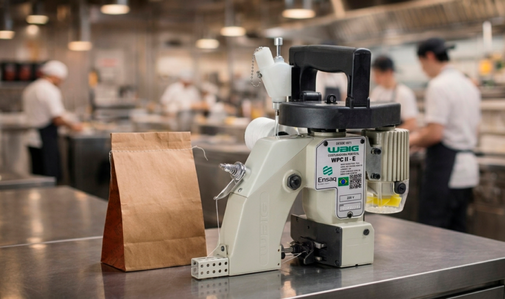 Costura de sacarias passa a ser usada no delivery Costura de sacarias passa a ser usada no delivery