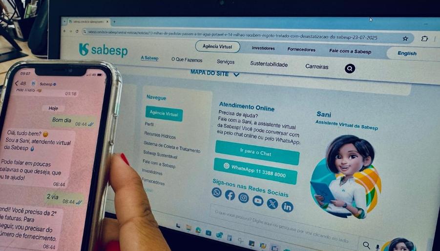 Clientes podem obter segunda via de conta mais rápido nos canais digitais com ajuda de IA