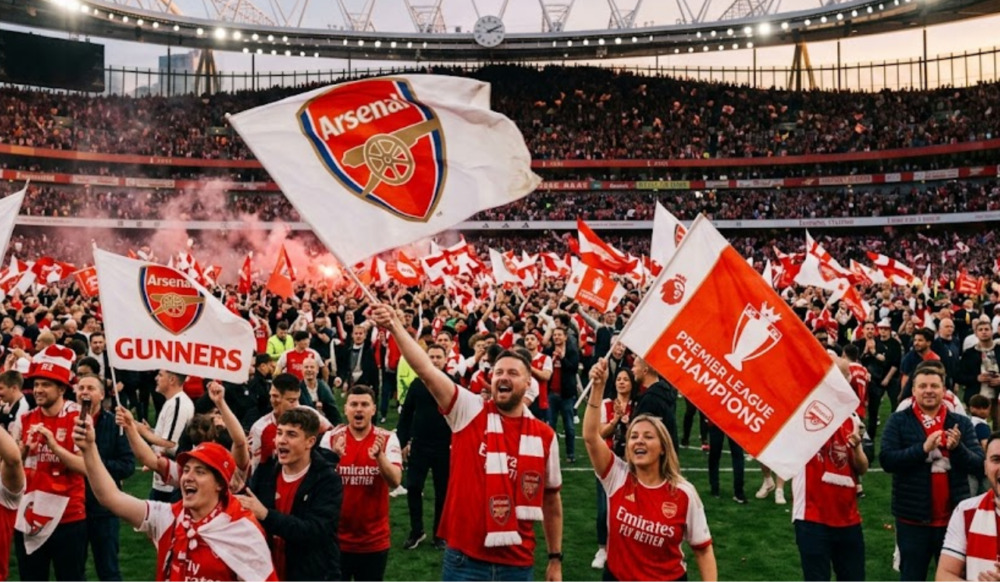 Arsenal é campeão inglês após 22 anos com tropeço do Manchester City