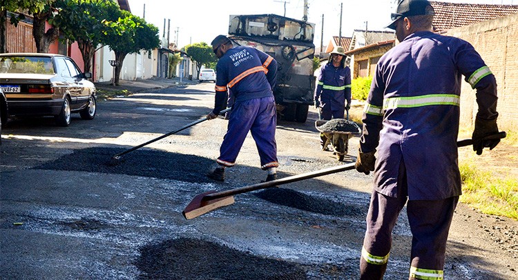 Franca realiza mais 1.030 reparos em vias públicas em menos de 60 dias