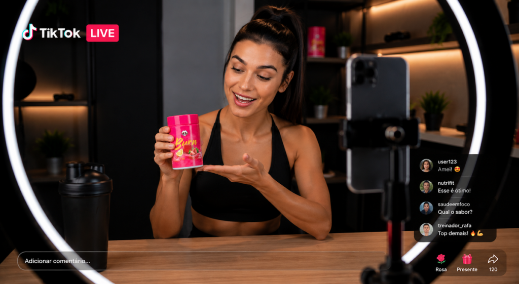 TikTok: live commerce ganha força no Brasil TikTok: live commerce ganha força no Brasil