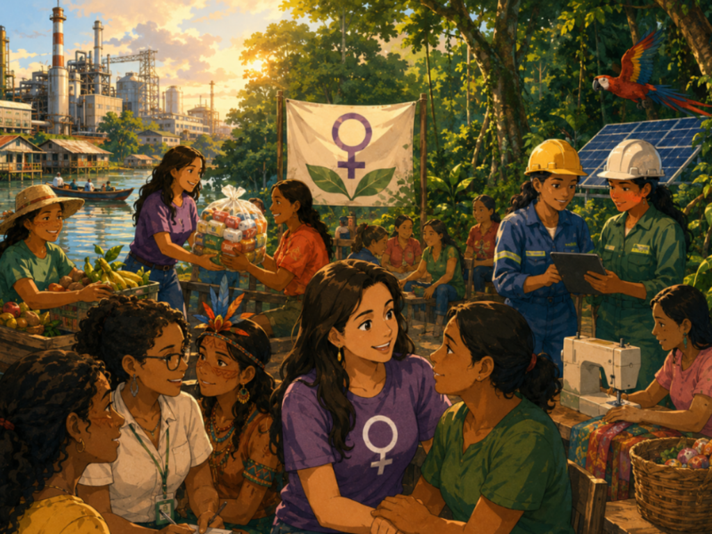 Projetos femininos ampliam apoio na Amazônia Projetos femininos ampliam apoio na Amazônia