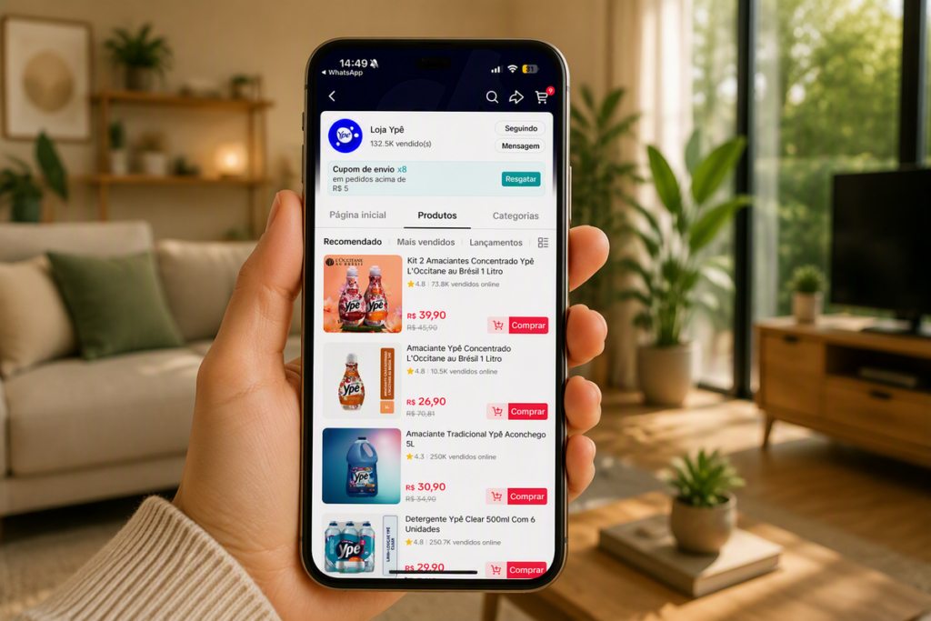 Ypê participa de Super Dia da Marca no TikTok Shop Ypê participa de Super Dia da Marca no TikTok Shop