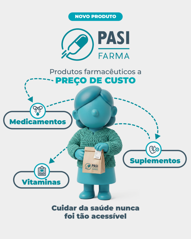 PASI Farma dá acesso a produtos de farmácia a preço de custo PASI Farma dá acesso a produtos de farmácia a preço de custo