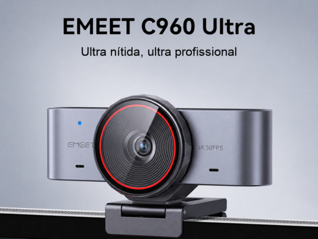 EMEET lança webcam 4K flagship C960 Ultra no Brasil EMEET lança webcam 4K flagship C960 Ultra no Brasil