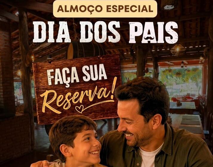 O segundo domingo de agosto merece uma celebração à altura daqueles que são sinônimo de amor, dedicação e proteção. E, para tornar essa data ainda mais especial, o Restaurante Rancho JP, em Patrocínio Paulista, prepara um almoço especial para receber os papais e suas famílias em um ambiente acolhedor, agradável e cheio de sabor. Com uma gastronomia preparada com todo o cuidado, qualidade e aquele tempero especial que já conquistou tantos clientes, o Rancho JP será o cenário perfeito para reunir a família, celebrar a vida e homenagear quem merece todo o nosso carinho. Será um dia de alegria, boas conversas, pratos deliciosos e momentos que ficarão guardados na memória. Anote em sua agenda: neste Dia dos Pais, o destino certo é o Restaurante Rancho JP!