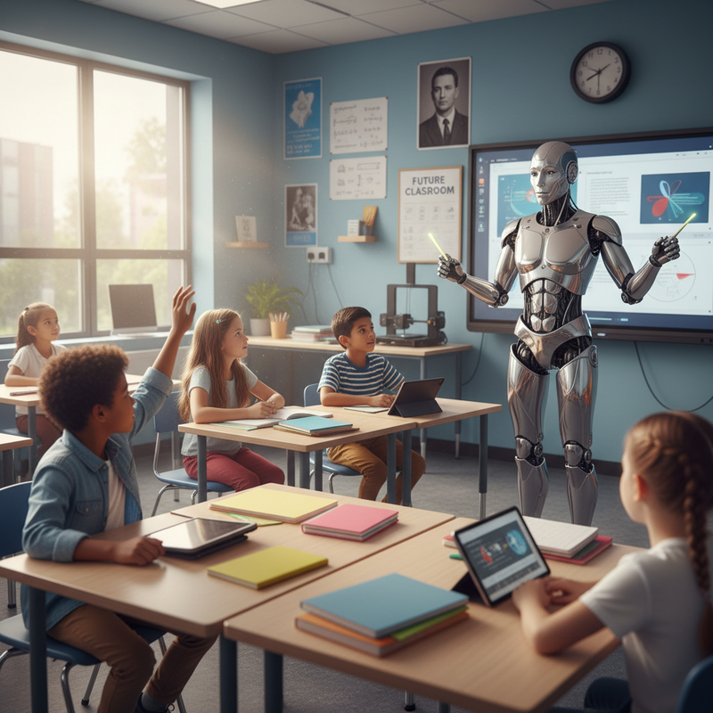 Robôs humanoides ampliam possibilidades na educação pública Robôs humanoides ampliam possibilidades na educação pública