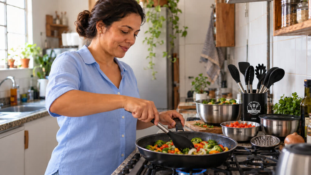 Brasileiros voltam a cozinhar em casa e buscam orientação Brasileiros voltam a cozinhar em casa e buscam orientação