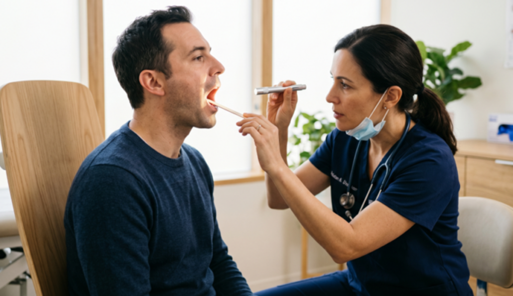 Dor de garganta: médico explica causas virais e bacterianas Dor de garganta: médico explica causas virais e bacterianas