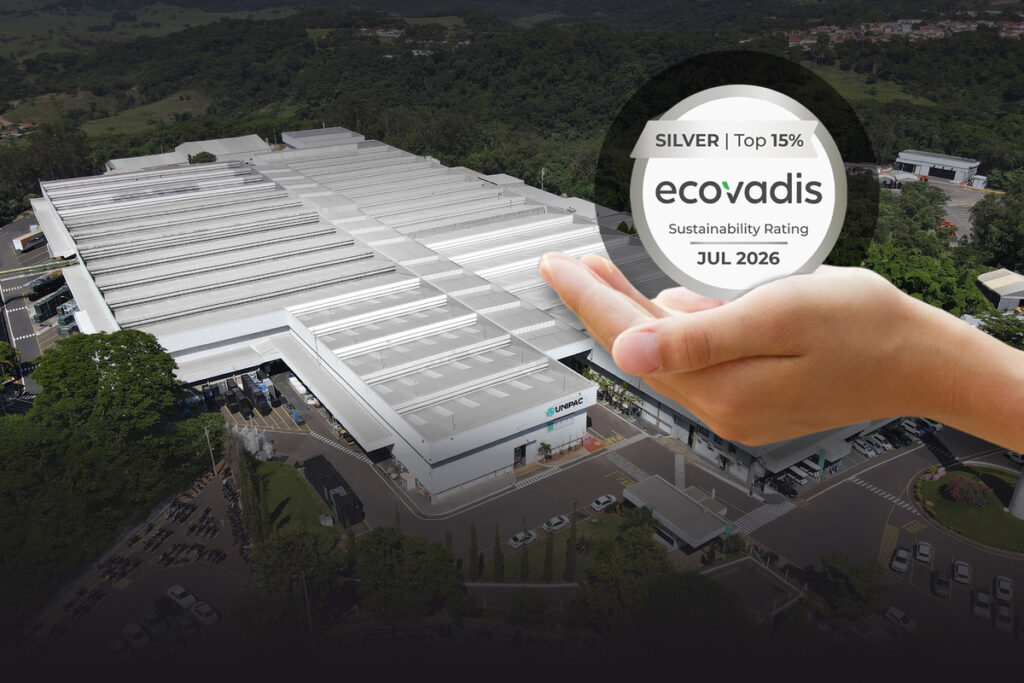 Unipac reafirma reconhecimento Prata na EcoVadis Unipac reafirma reconhecimento Prata na EcoVadis