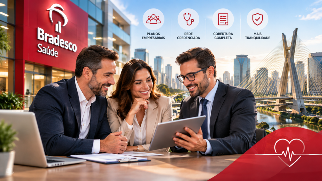 Planos empresariais avançam e Bradesco Saúde ganha espaço Planos empresariais avançam e Bradesco Saúde ganha espaço