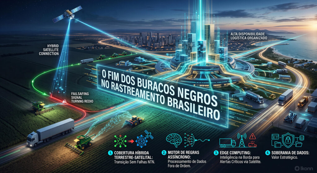 Satélite redesenha rastreamento em 80% do Brasil Satélite redesenha rastreamento em 80% do Brasil