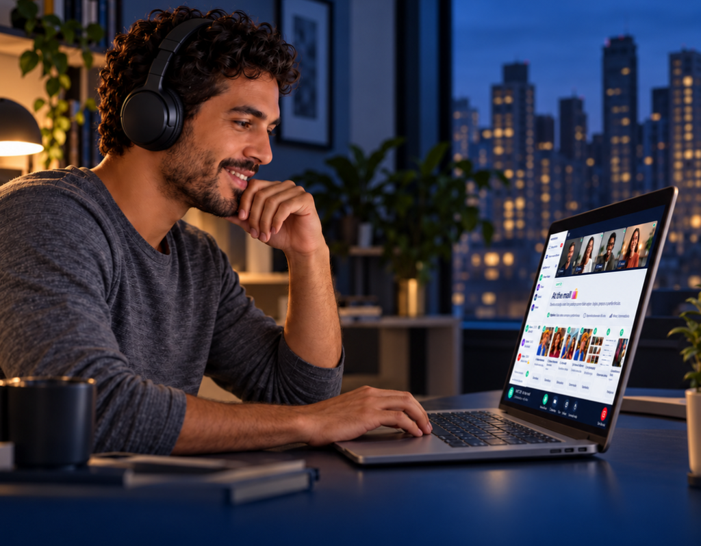 Ensino de inglês integra aulas ao vivo, IA e storytelling Ensino de inglês integra aulas ao vivo, IA e storytelling